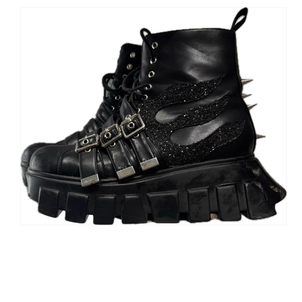 Black Combat & Moto Boots